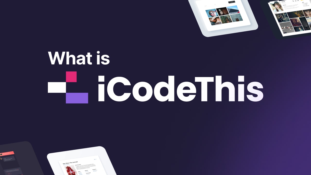 Cover image for What is iCodeThis?
